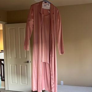 La Perla rose ROBE & SLIP dress combo! Over $1k value! Size small